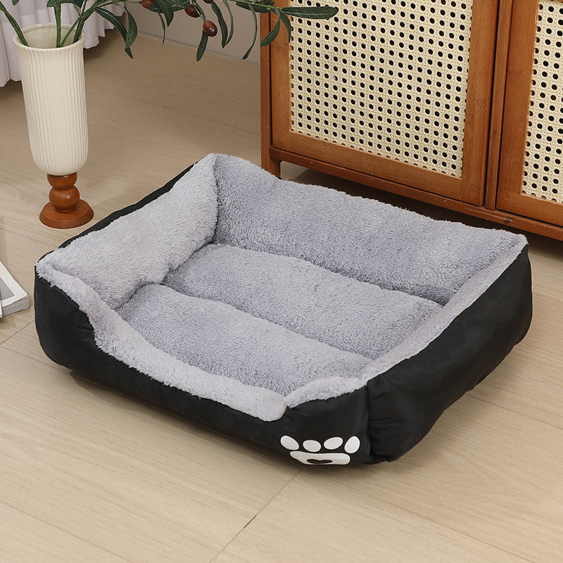 Cushion Dog Bed in Black