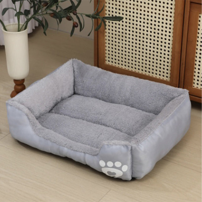 Cushion Dog Bed in Grey