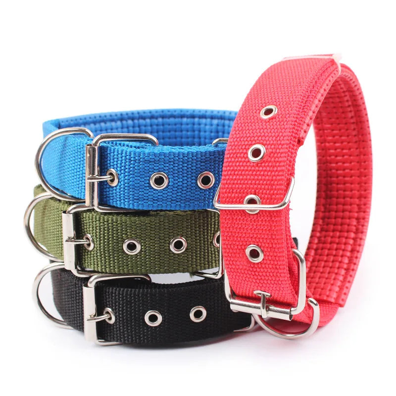 Stack of Classic Nylon Dog Collars