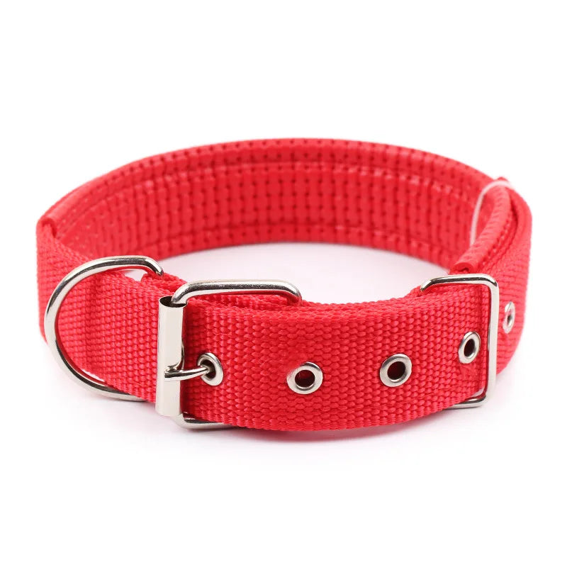 Classic Nylon Dog Collar in Red