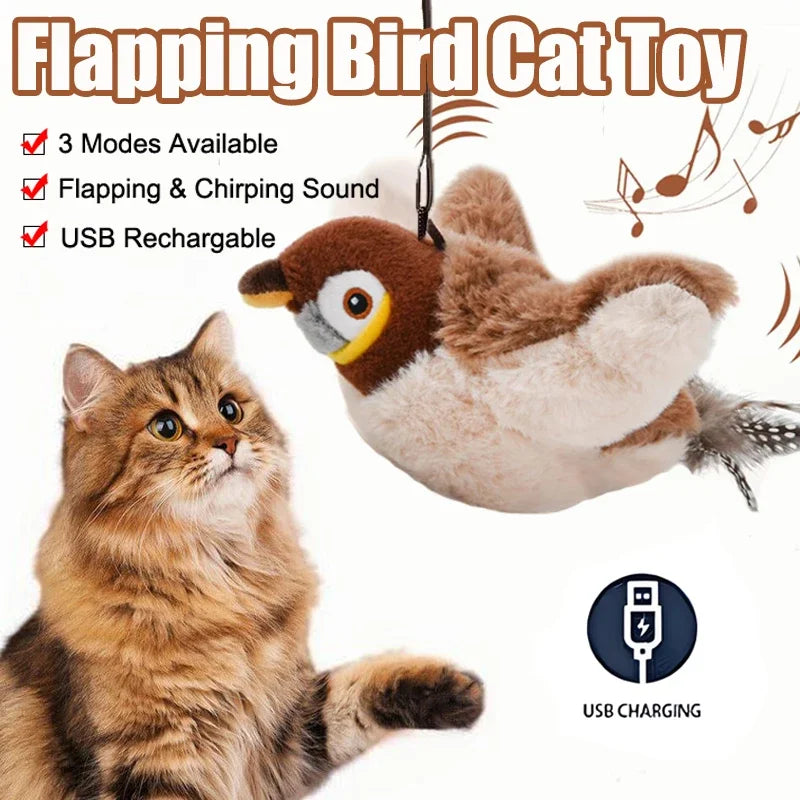 Flapping Bird Catnip Toy