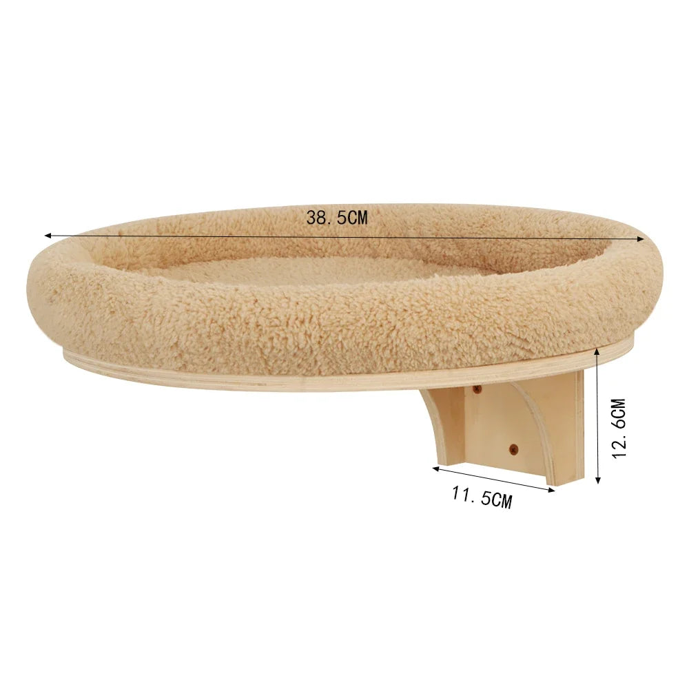 Wall-Mounted Cat Climbing Shelves
