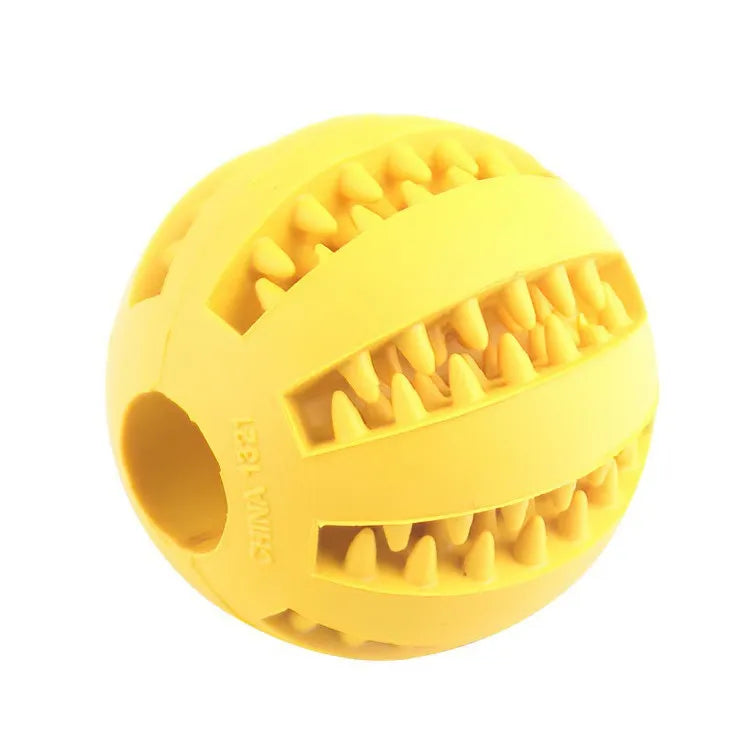 Treat Dispensing Ball in Yellow