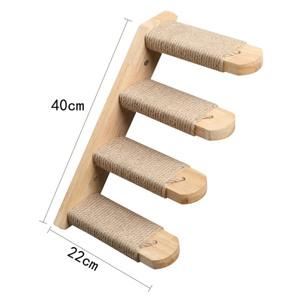 Wall-Mounted Cat Climbing Shelves