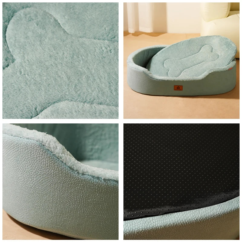Close-up of the soft plush and bolster edge