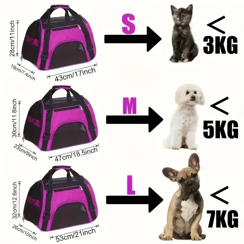 Pet Travel Carrier Bag