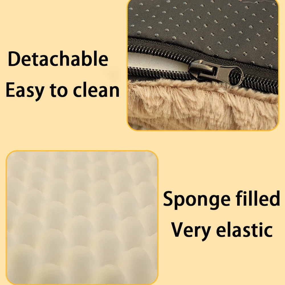 Removable cover and foam filling of the Cloud Foam Dog Bed
