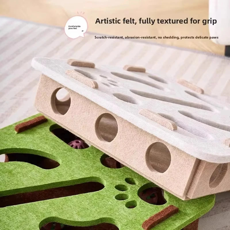 Felt Puzzle Play Box