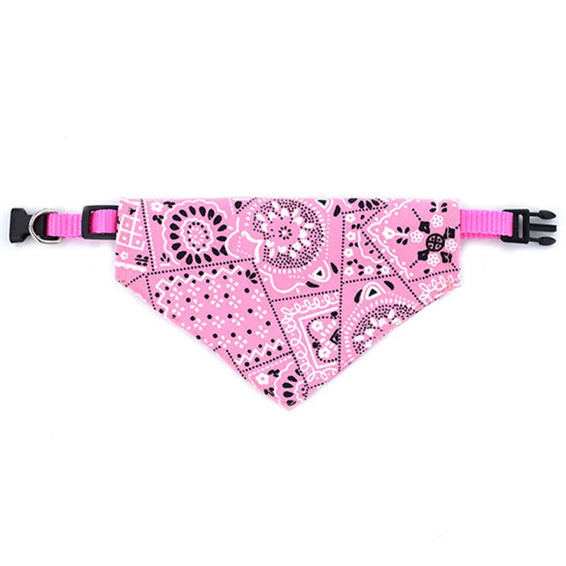 Bandana Dog Collar in Pink