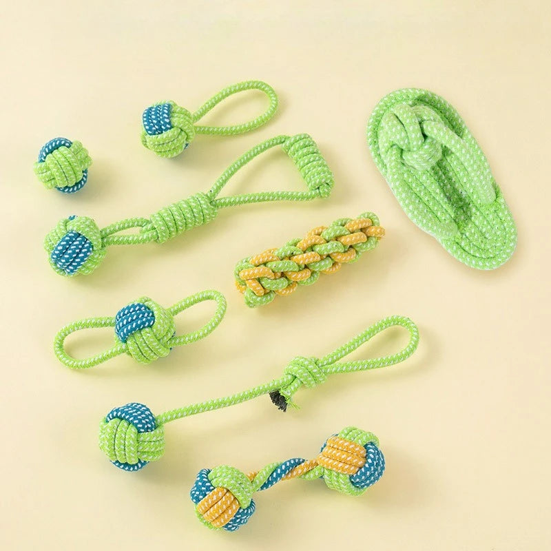 7-piece rope toy set