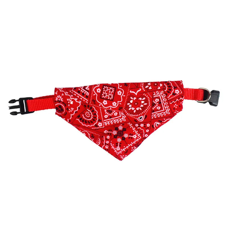 Bandana Dog Collar in Red