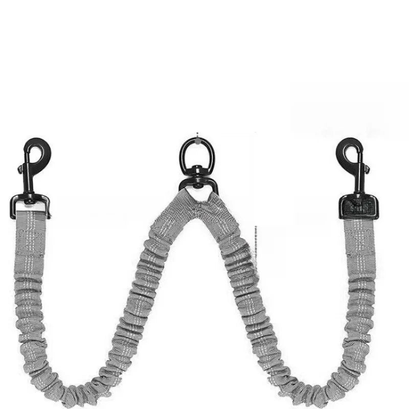 Double Dog Lead Coupler in Grey