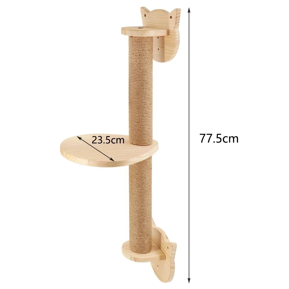 Wall-Mounted Cat Climbing Shelves