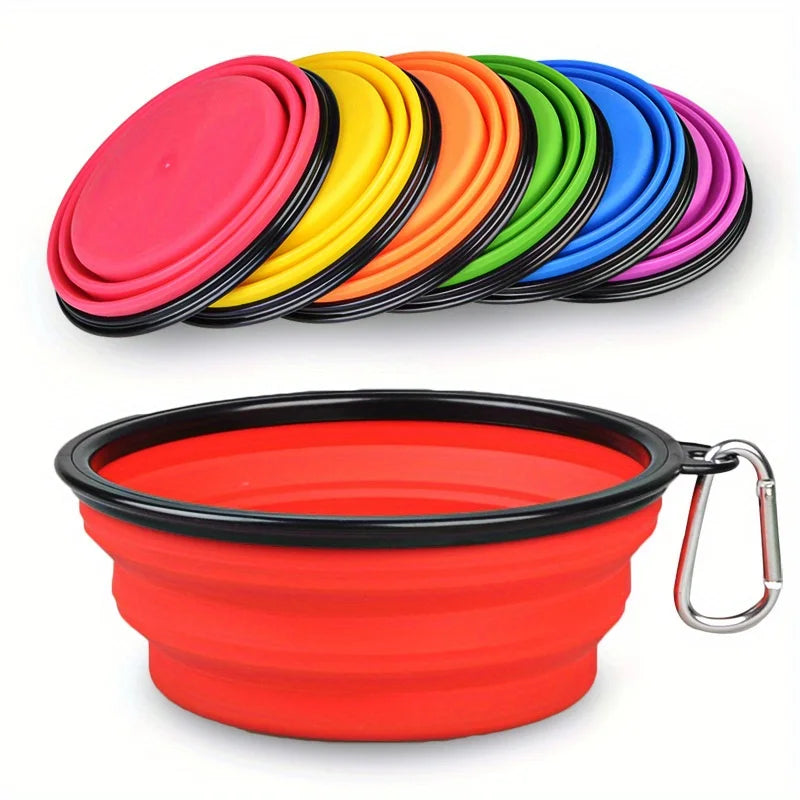 Stack of collapsible bowls