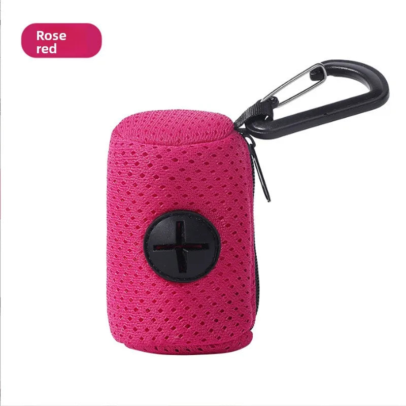 Poop Bag Holder in Red