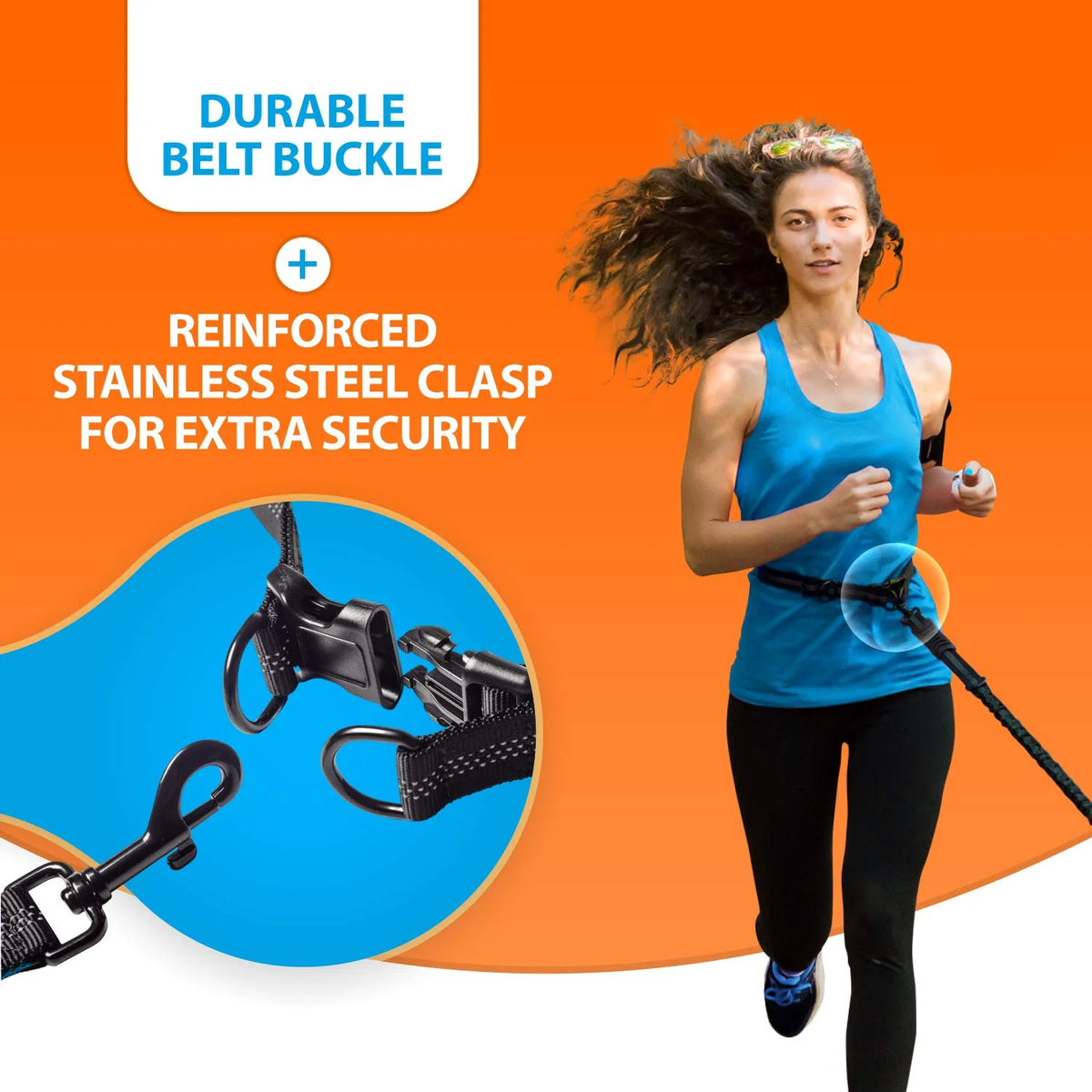 Running hands-free with a dog