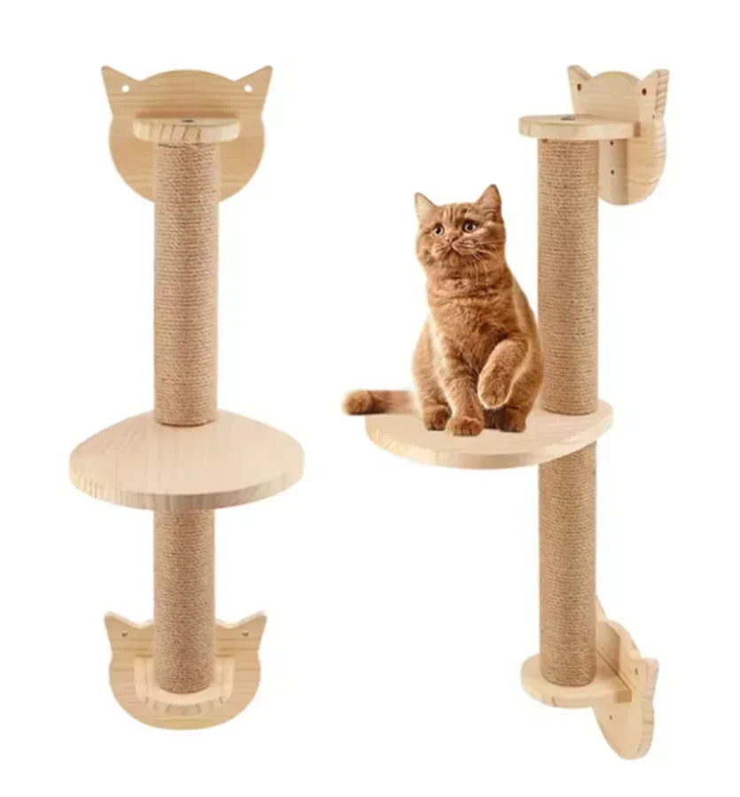 Wall-Mounted Cat Climbing Shelves